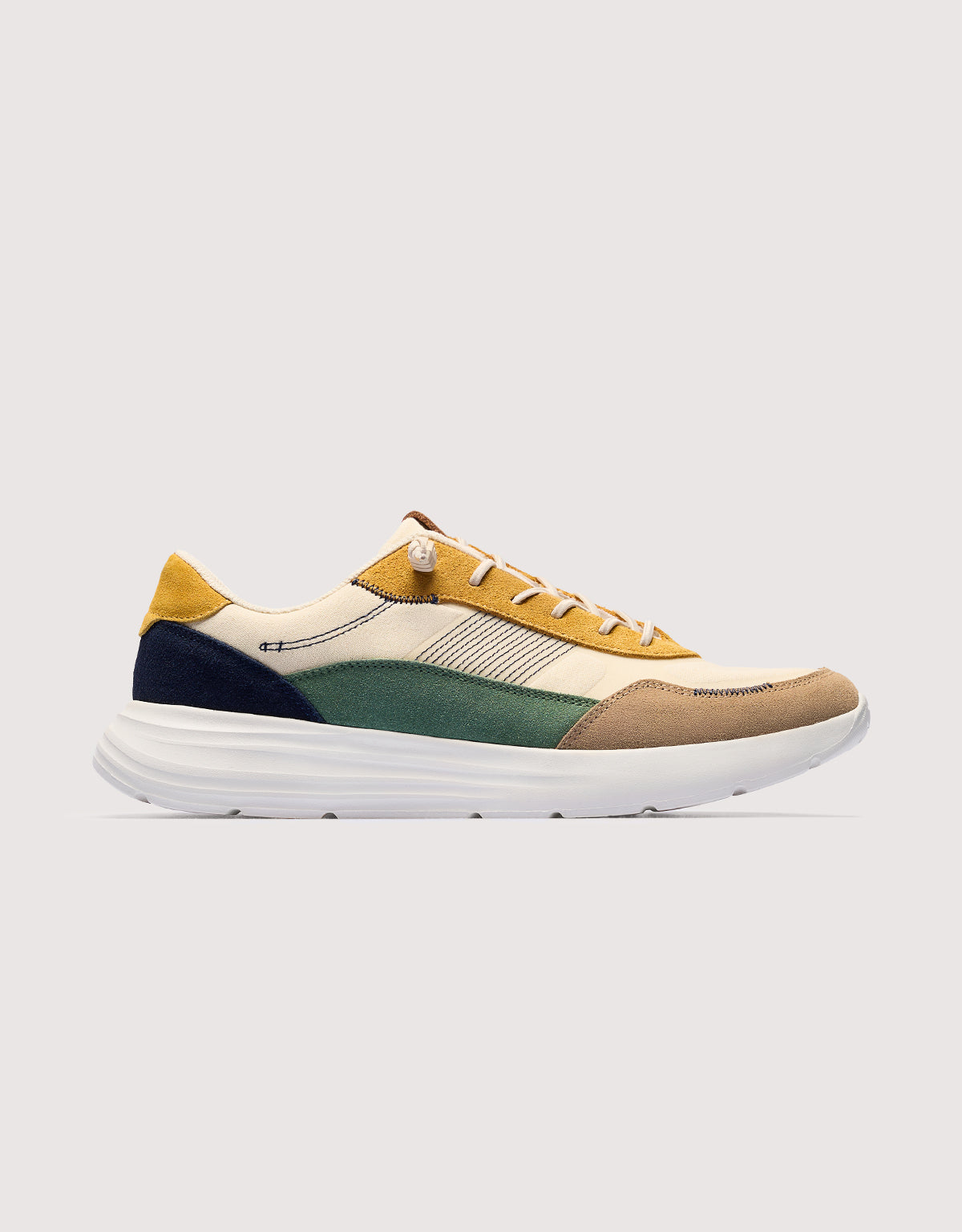 Sneaker Beige y Amarillo - Azteca