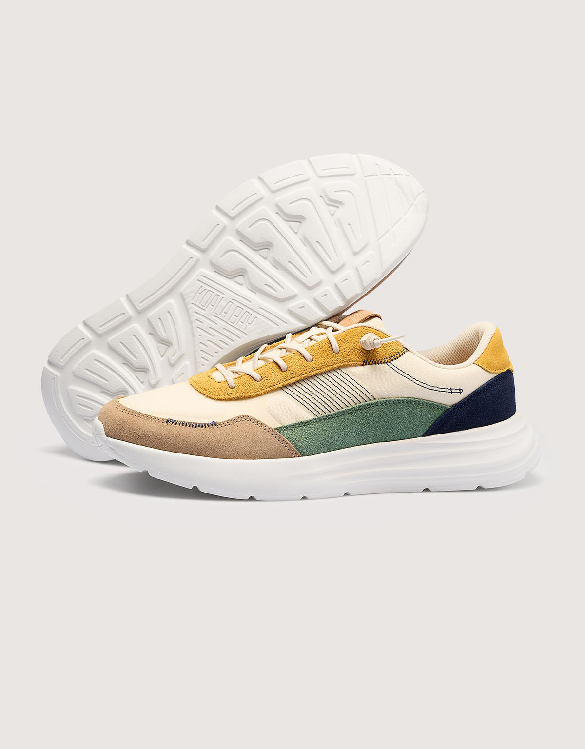 Sneaker Beige y Amarillo - Azteca 5