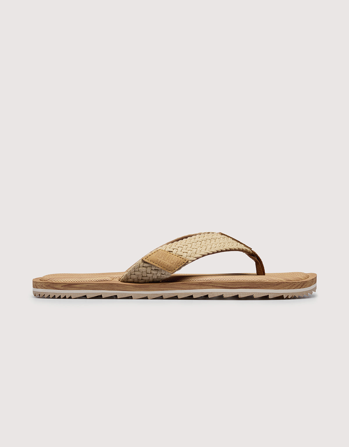Beige Toe Post Sandal - Ecco