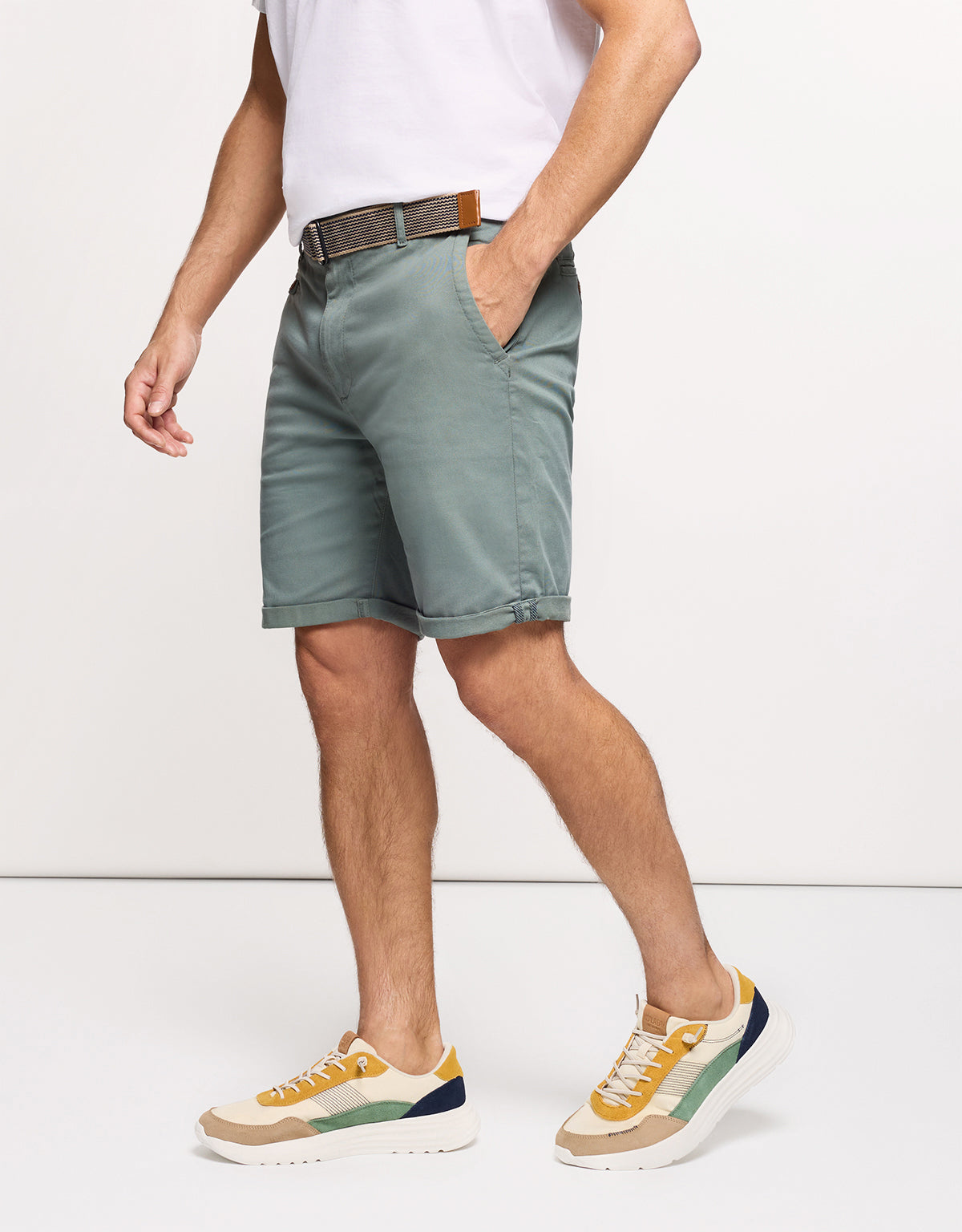 Khaki Bermuda Shorts - Esteban II
