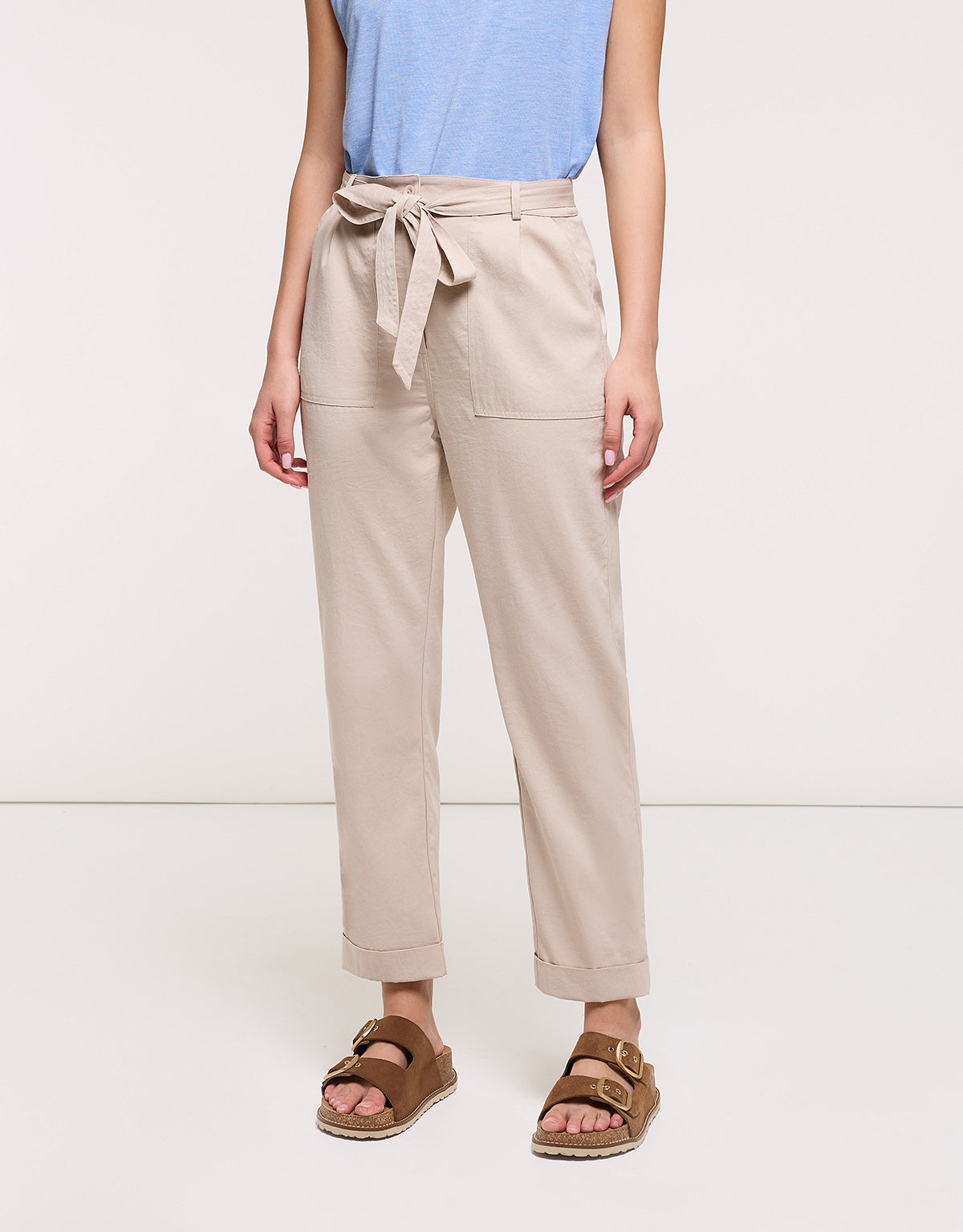 Long Beige Trousers - Vaiana II