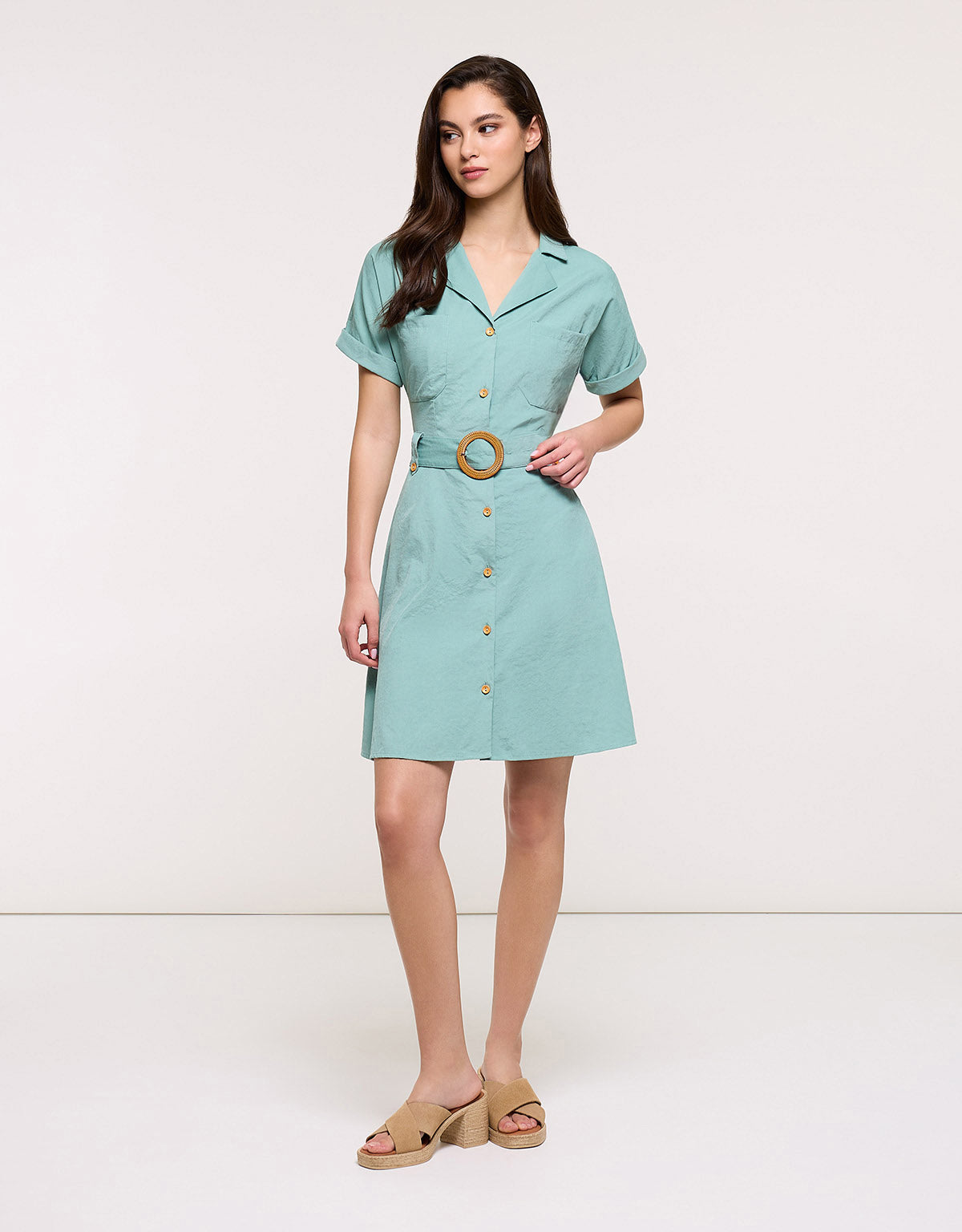 Vestido Corto Turquesa Claro - Ilice II