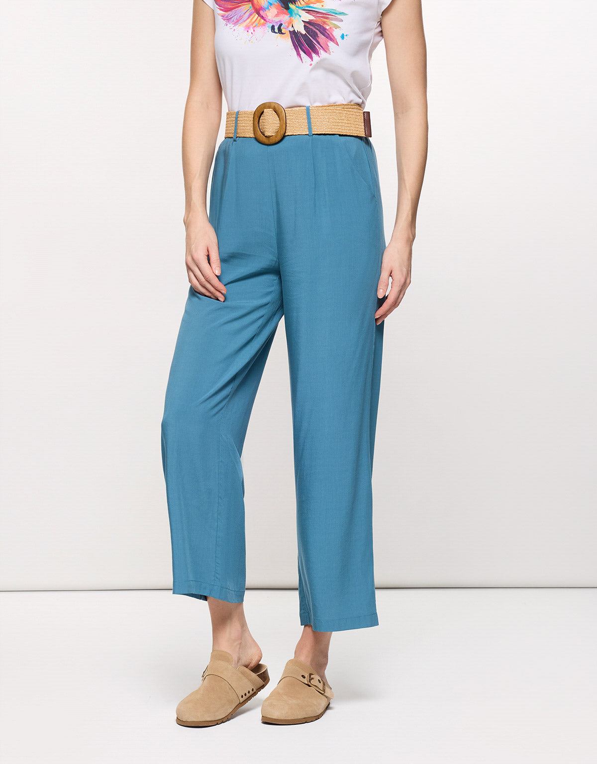 Pantalón Largo Azul Turquesa - Terdam II