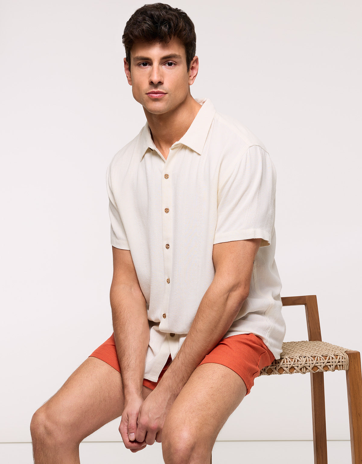Short Sleeve Shirt Bone - Walk