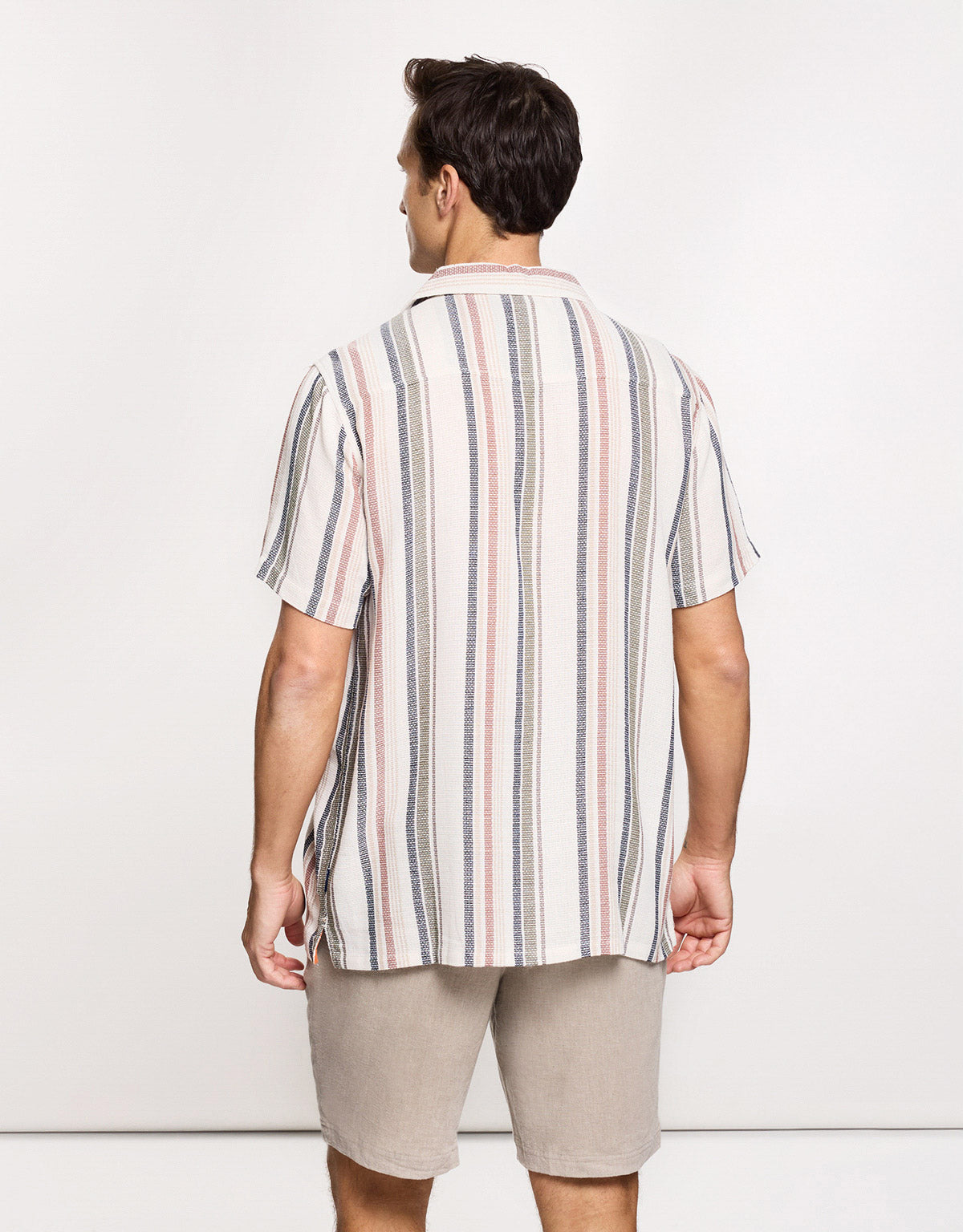 Beige Short Sleeve Shirt - Luzum
