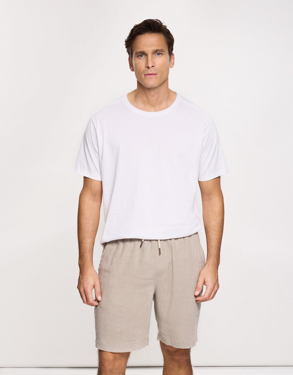 Linen Bermuda Shorts - Dumoto