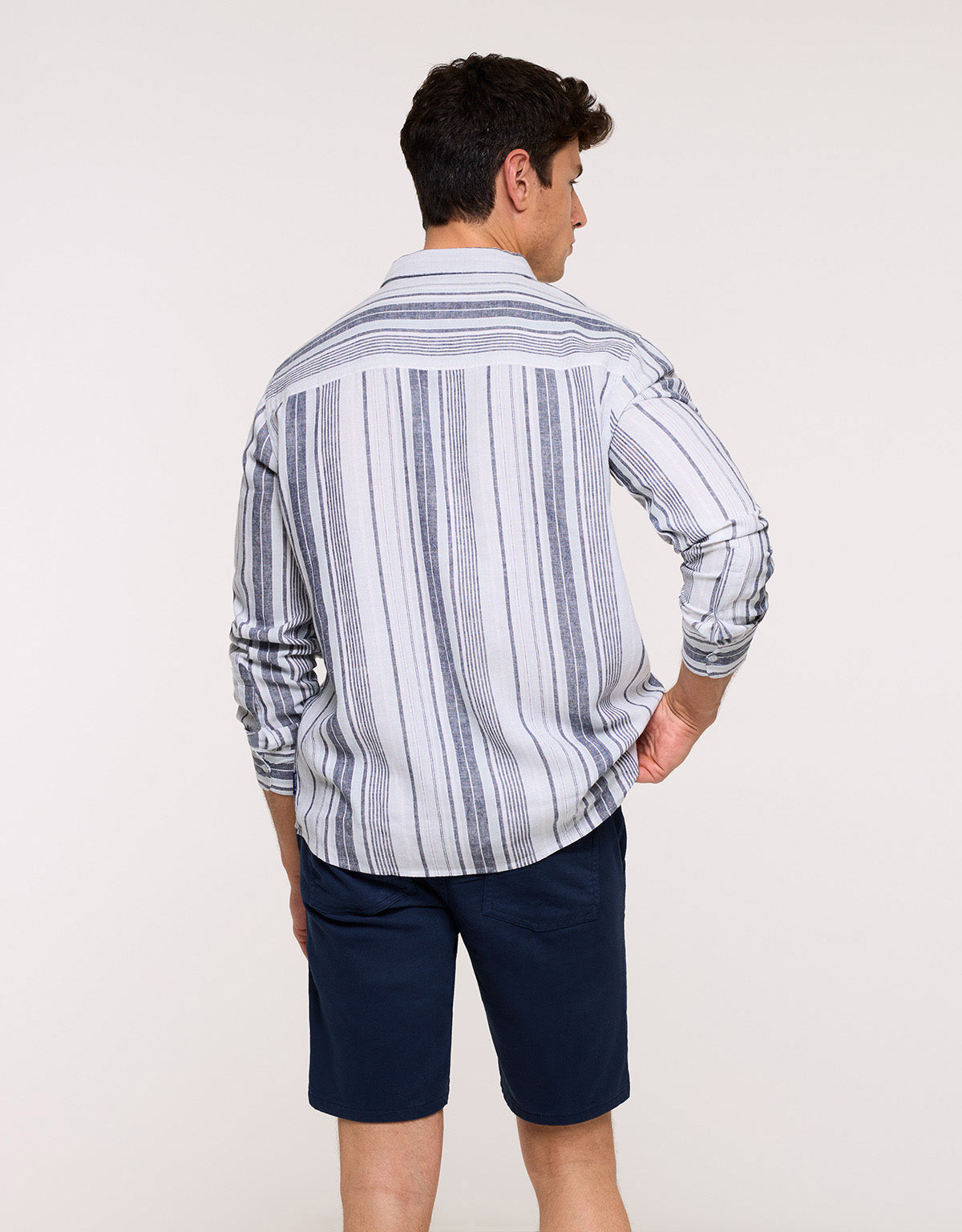 Camisa Manga Larga Azul - Marimbo