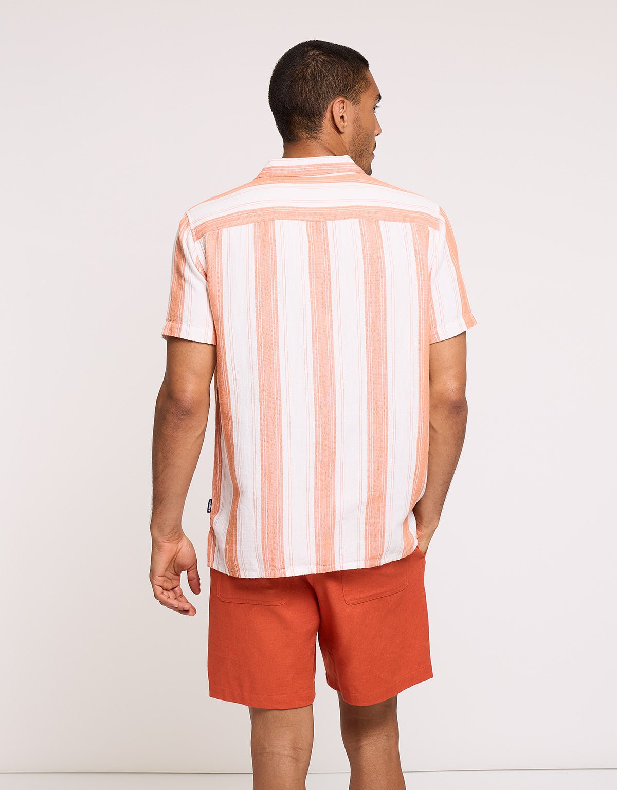 Orange Short-Sleeve Shirt - Isino
