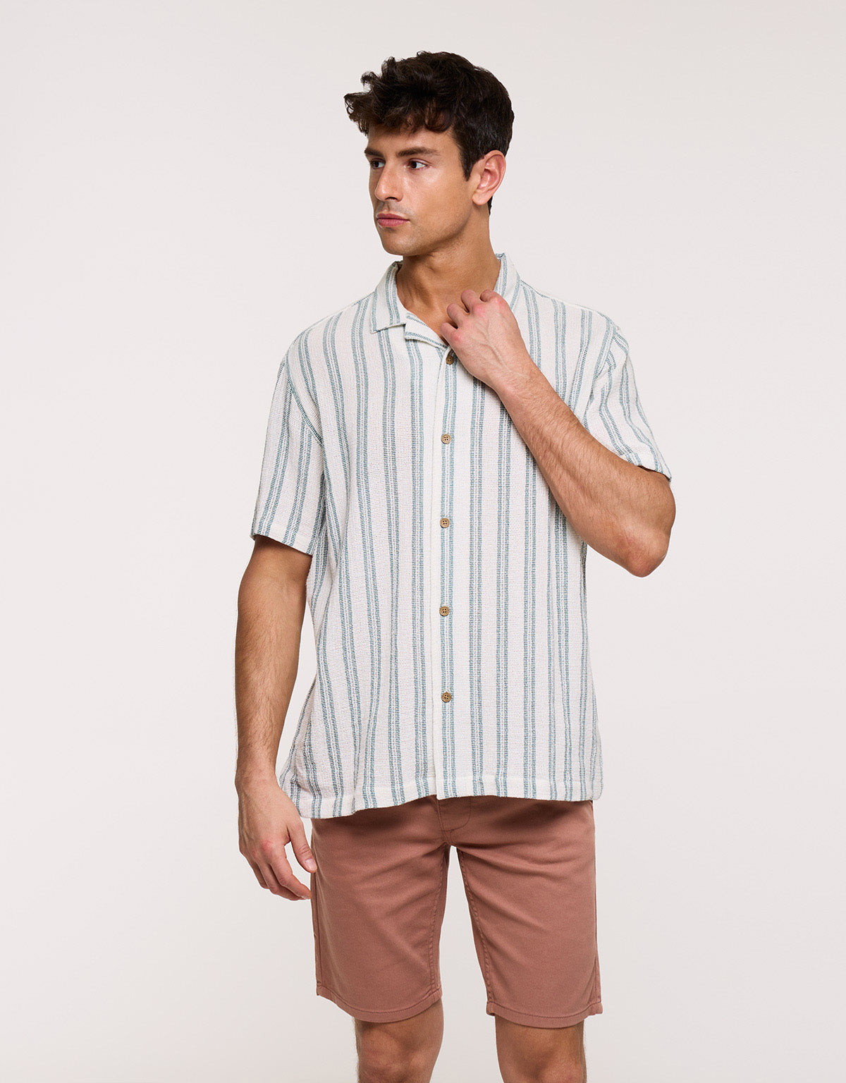 Green Striped Shirt - Jakolo