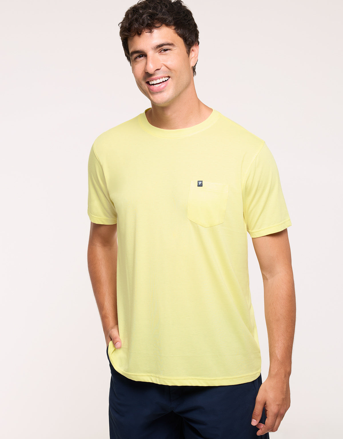 Pastel Yellow Short Sleeve T-Shirt - Veira