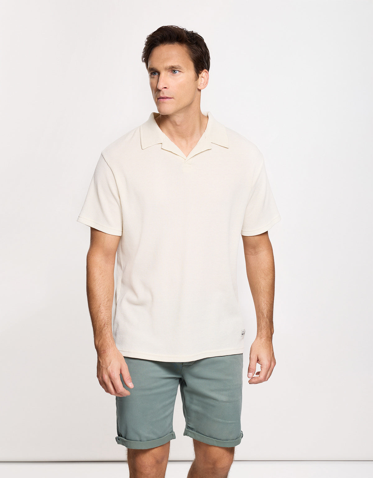 Polo Manga Corta Blanco - Anori