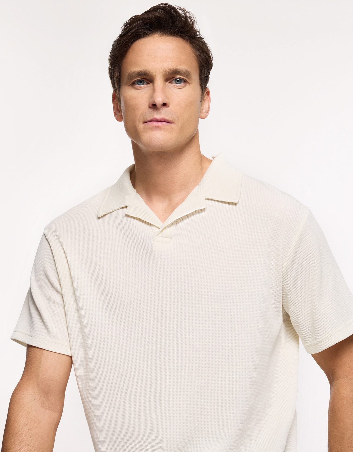 Polo Manga Corta Blanco - Anori