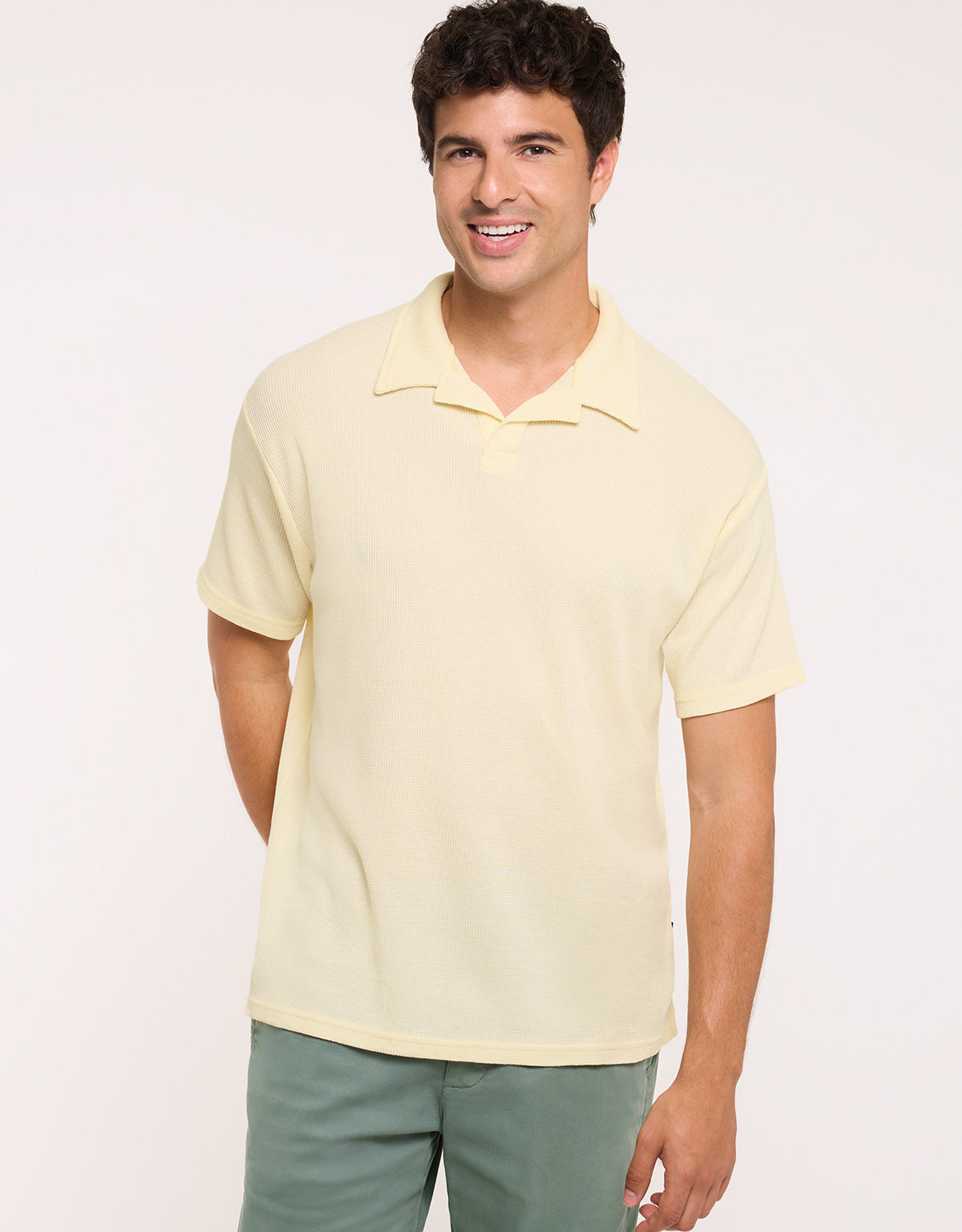Polo Manga Corta Amarillo - Anori 2