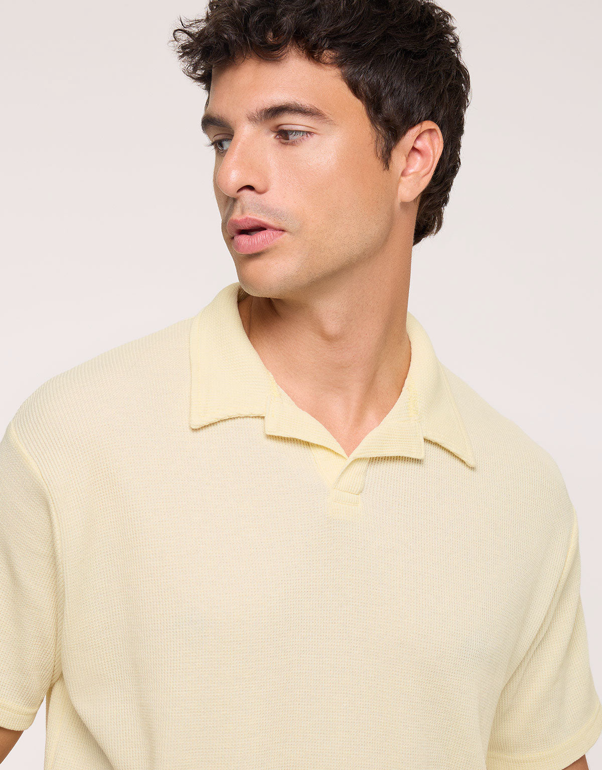 Polo Manga Corta Amarillo - Anori 4