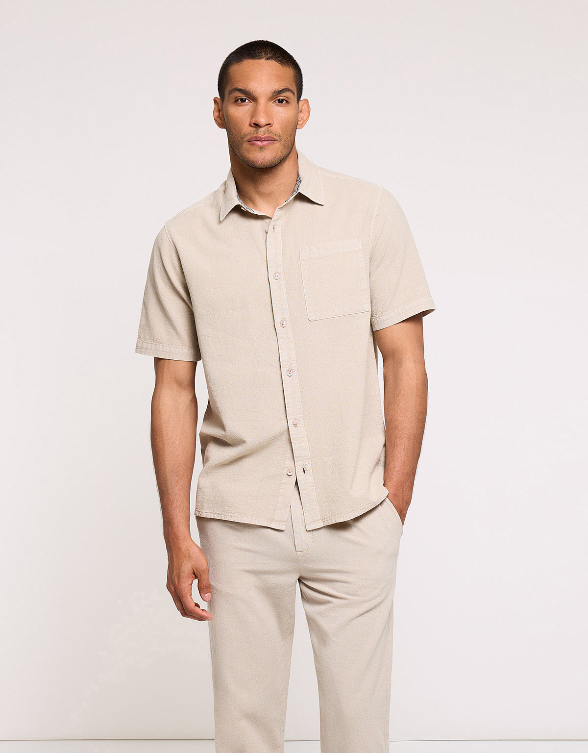 Gray Short Sleeve Shirt - Guatape