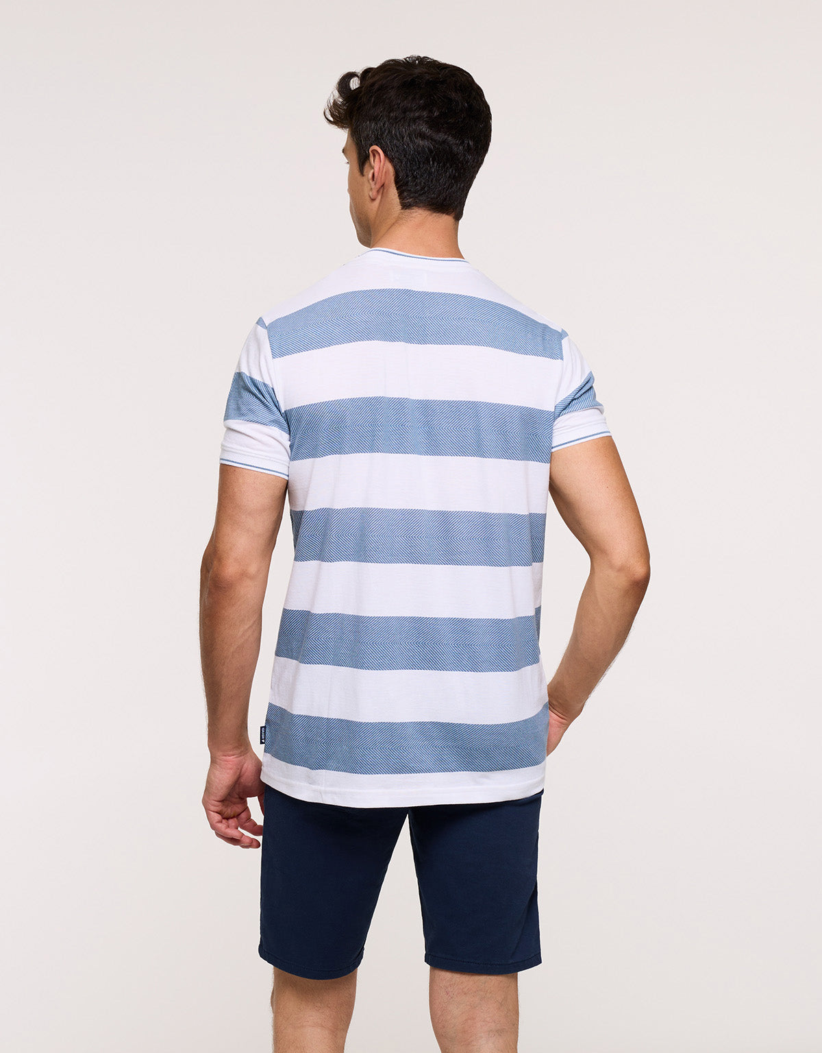 Short Sleeve Blue T-shirt - Tabio