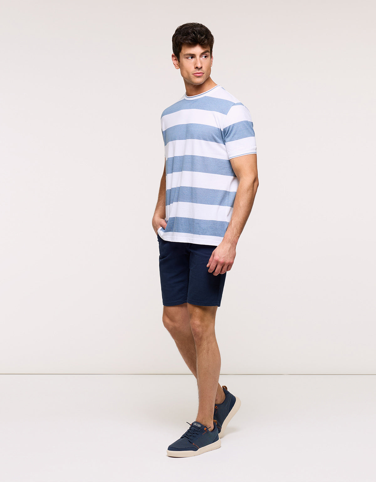 Short Sleeve Blue T-shirt - Tabio