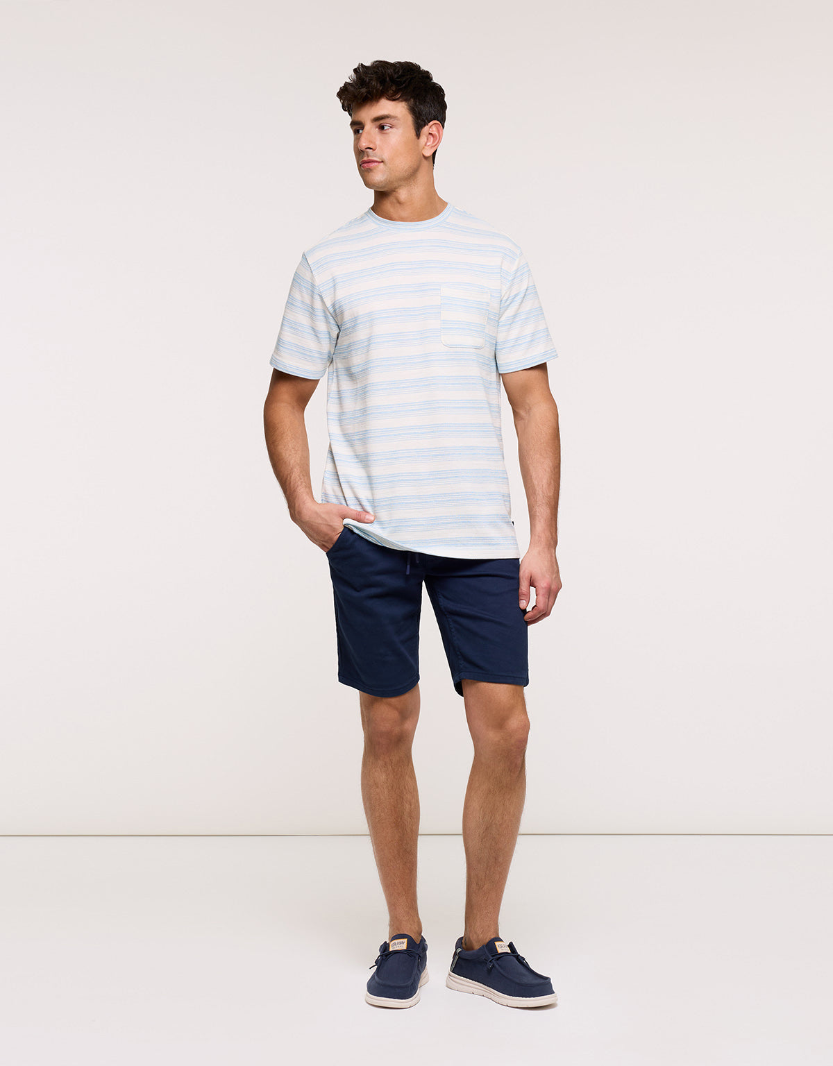 Blue Short-Sleeve T-shirt - Quepos