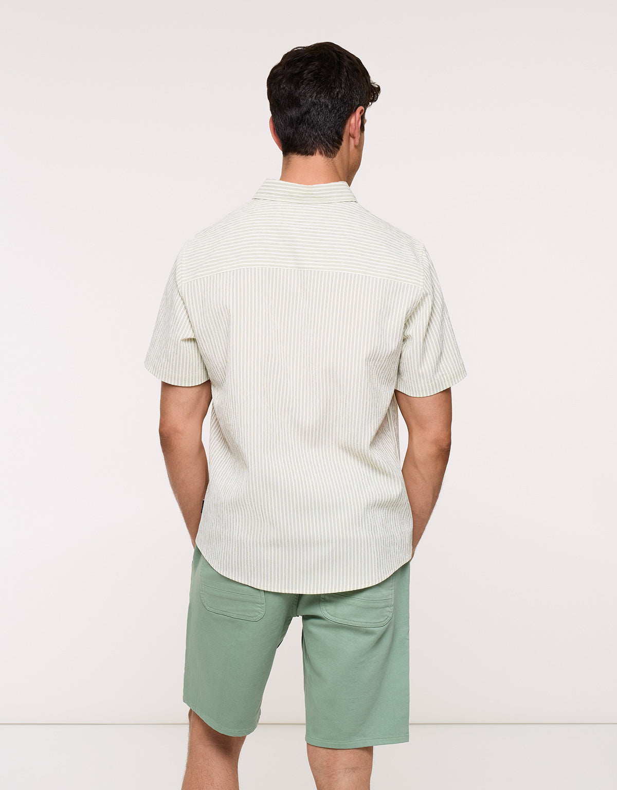 Camisa Manga Corta Verde - Tamesis