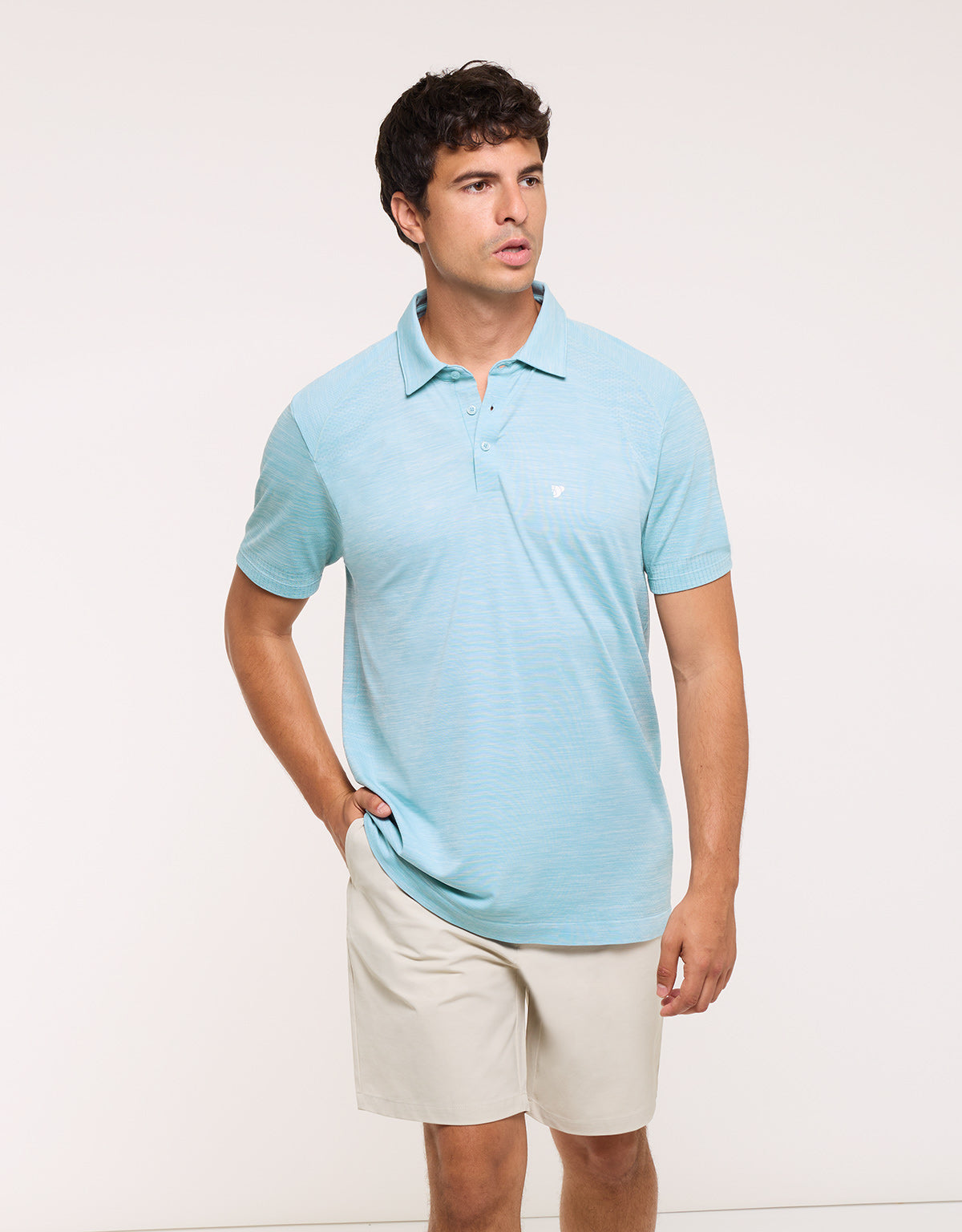 Blue Short Sleeve Polo Shirt – Livor
