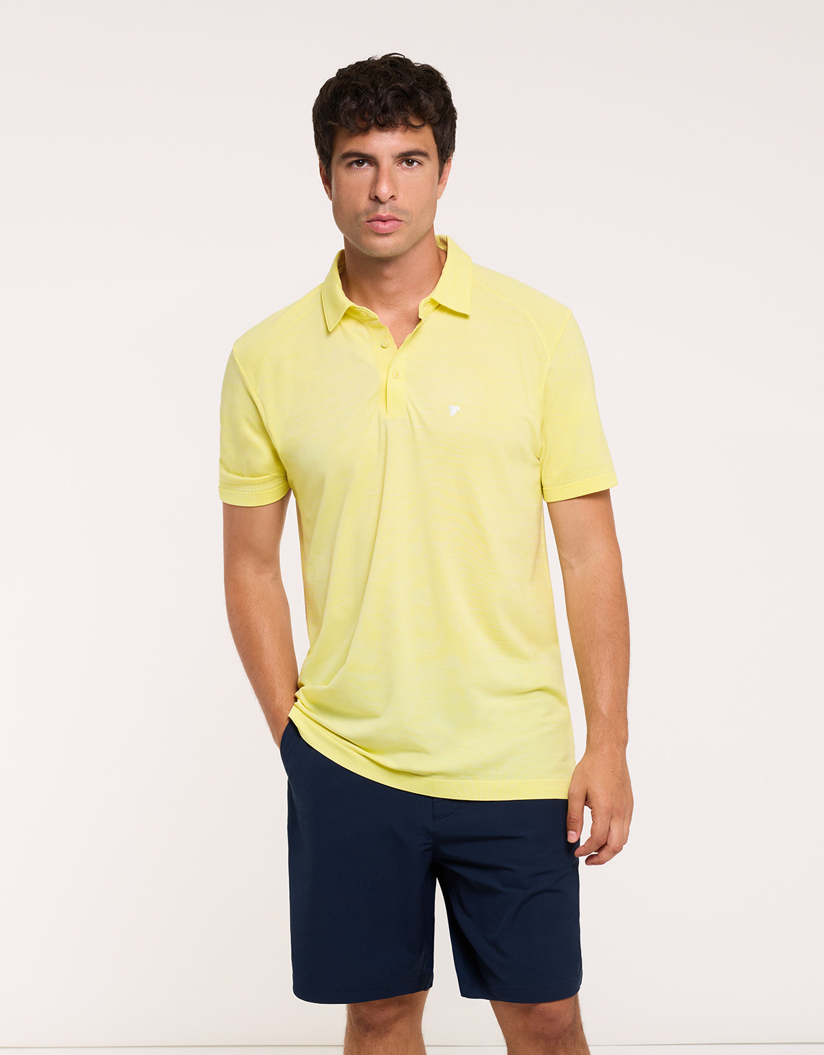 en tienda Polo Manga Corta Amarillo - Livor