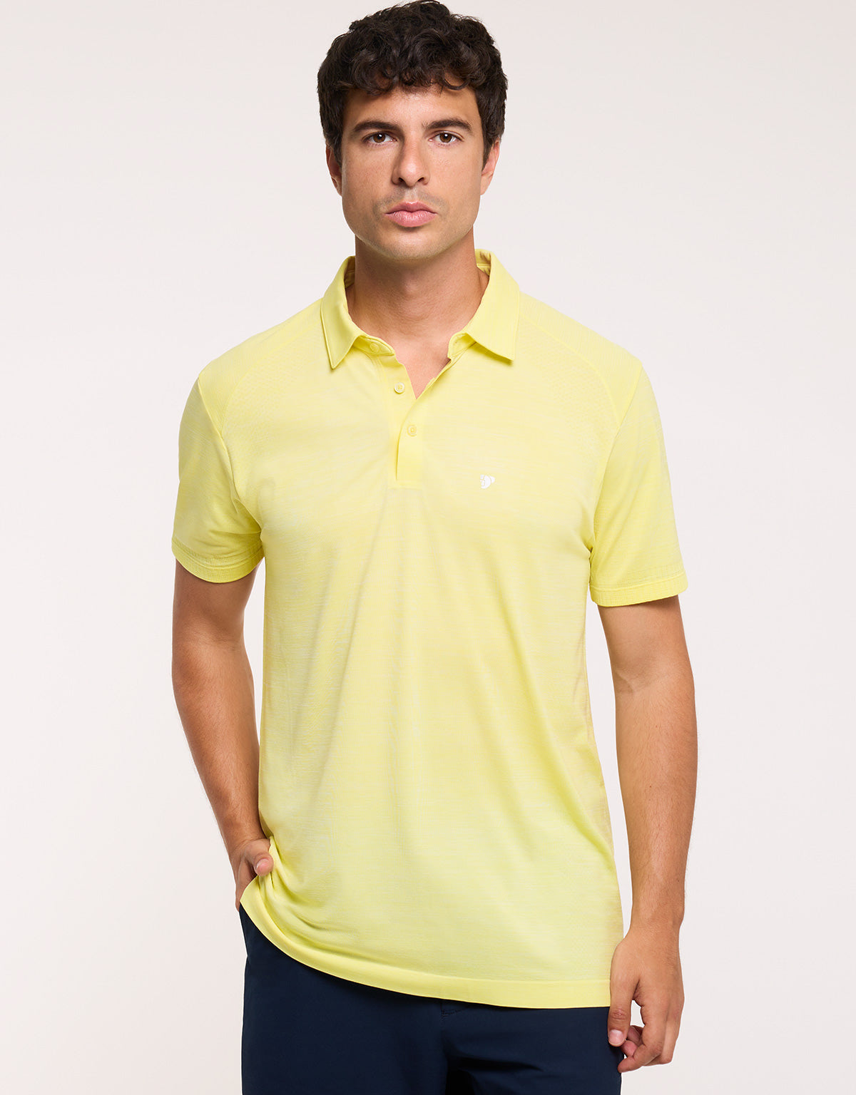 en tienda Polo Manga Corta Amarillo - Livor 2