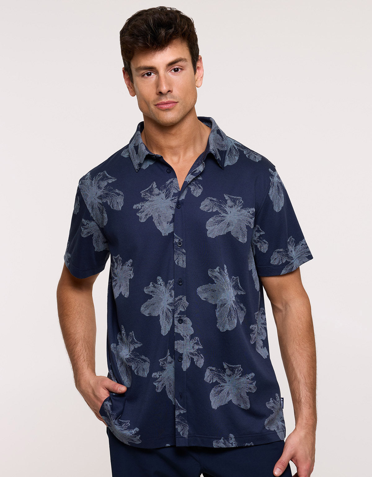 Camisa Manga Corta Azul Marino - Noxon 2