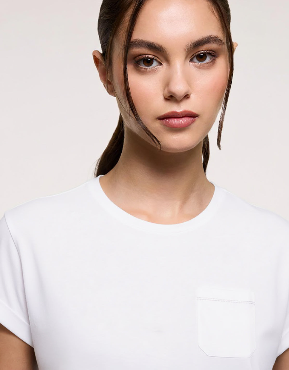 White Short Sleeve T-Shirt - Ibosen