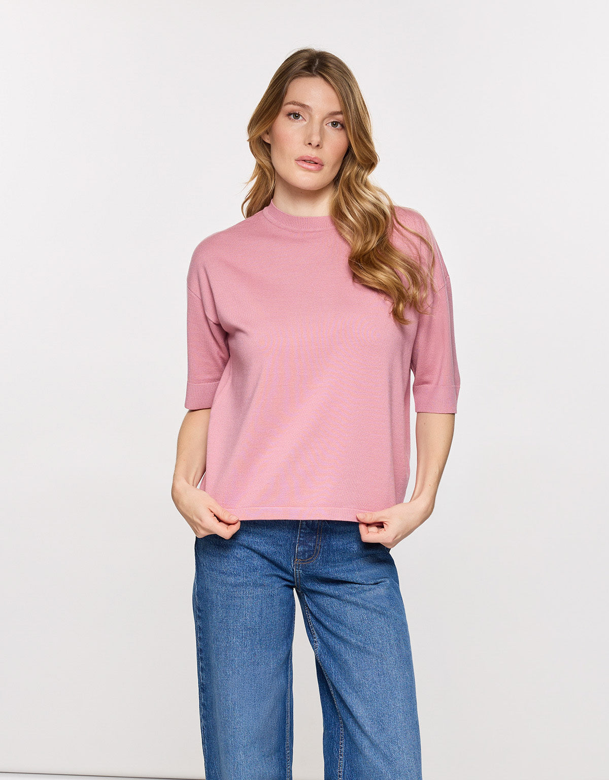 Camiseta de Punto Rosa - Gratera