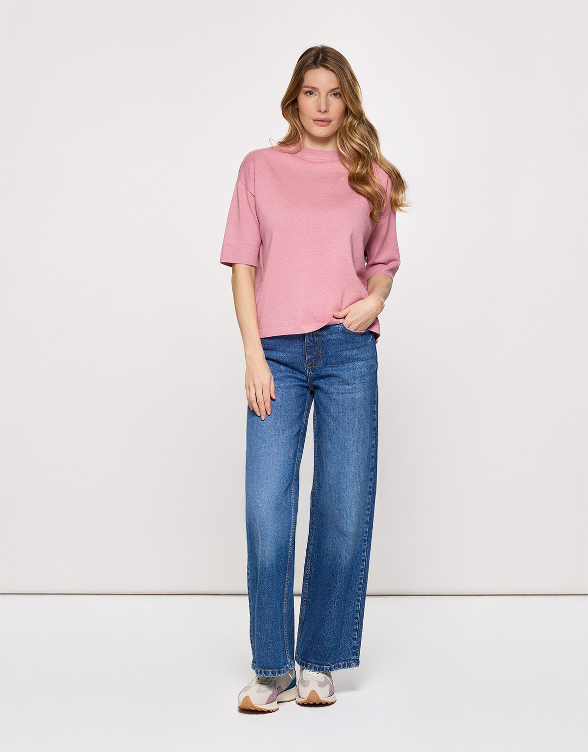 Camiseta de Punto Rosa - Gratera 6