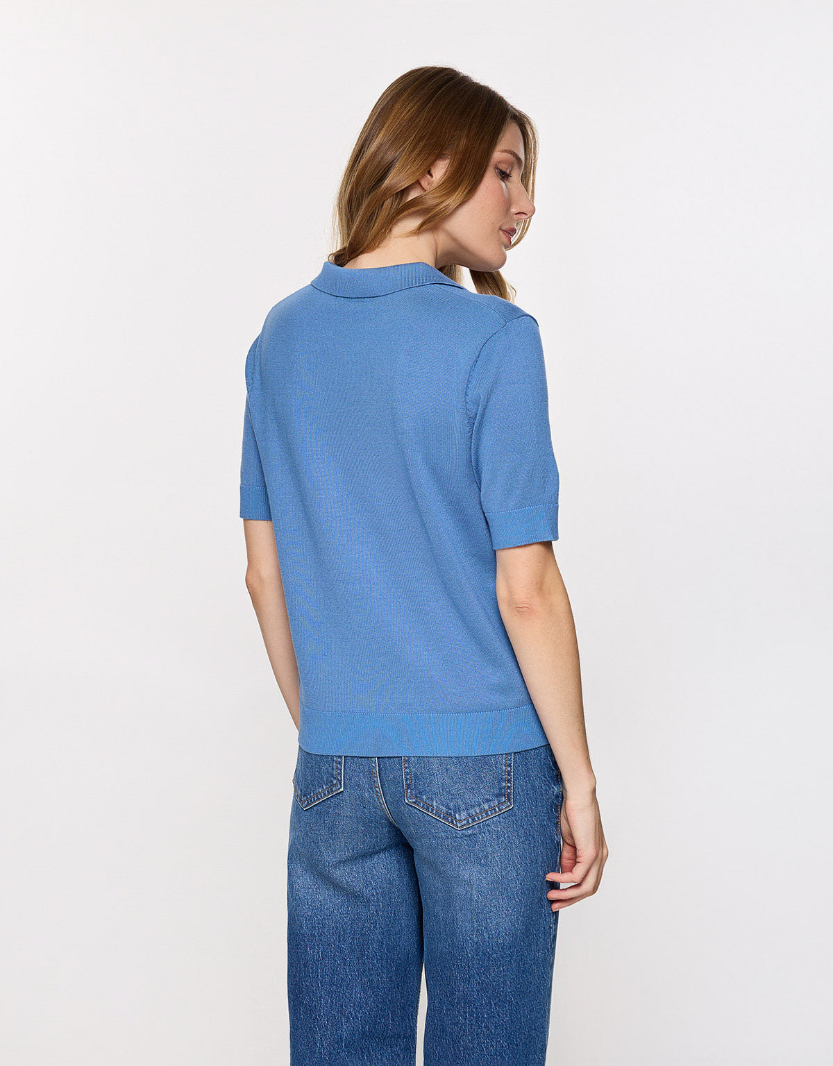 Polo de Punto Azul - Tamera 4
