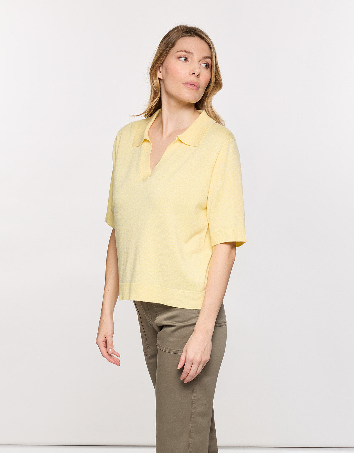 Jersey Manga Corta Amarillo - Tamera 3