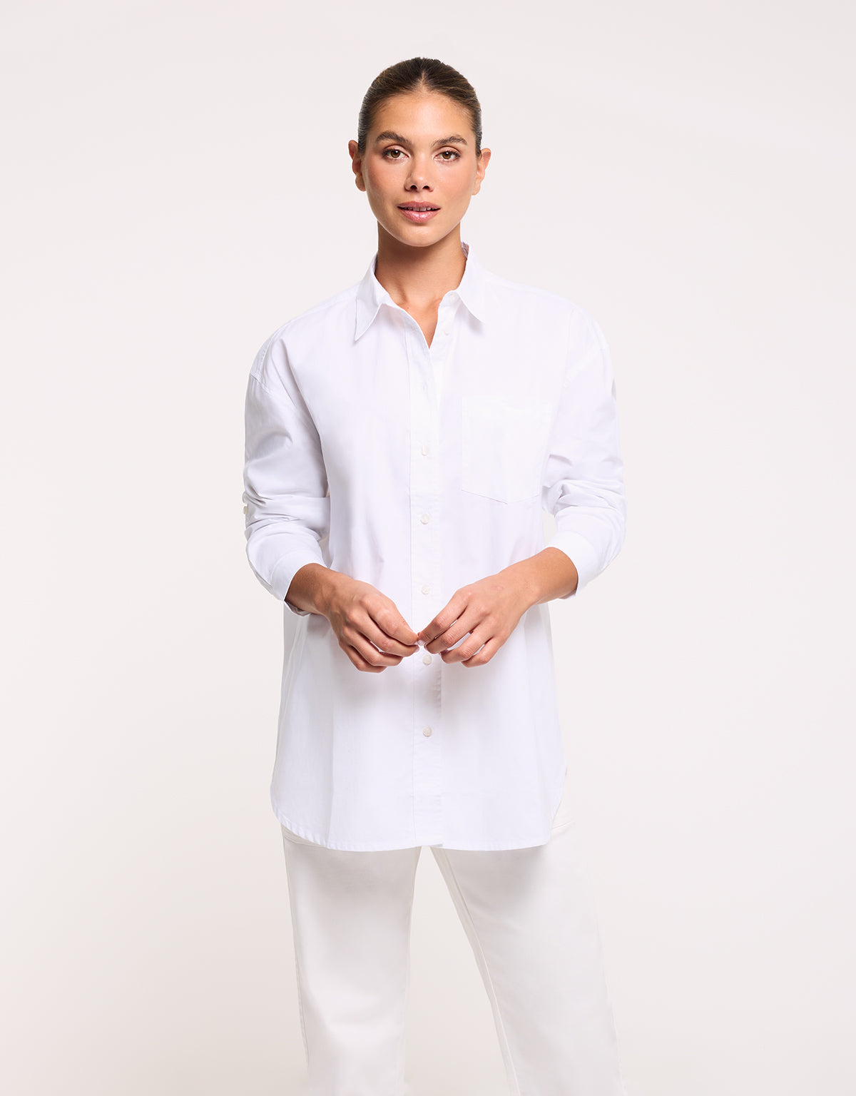 Camisa Manga Larga Blanco - Agudo