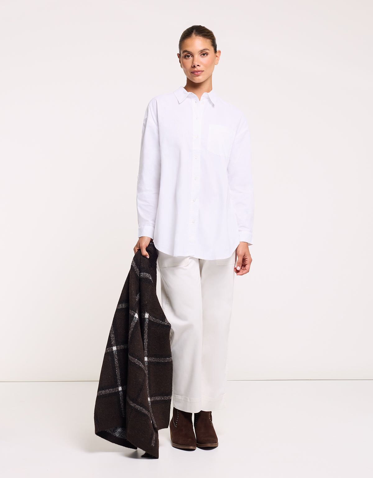 Camisa Manga Larga Blanco - Agudo