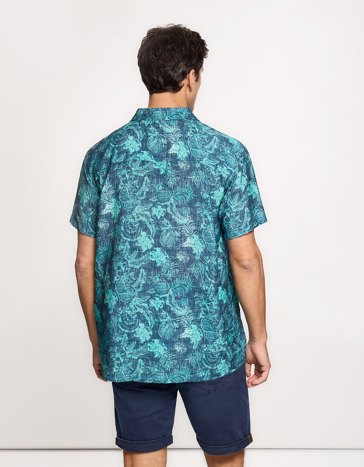 Camisa Manga Corta Azul - Westy 3