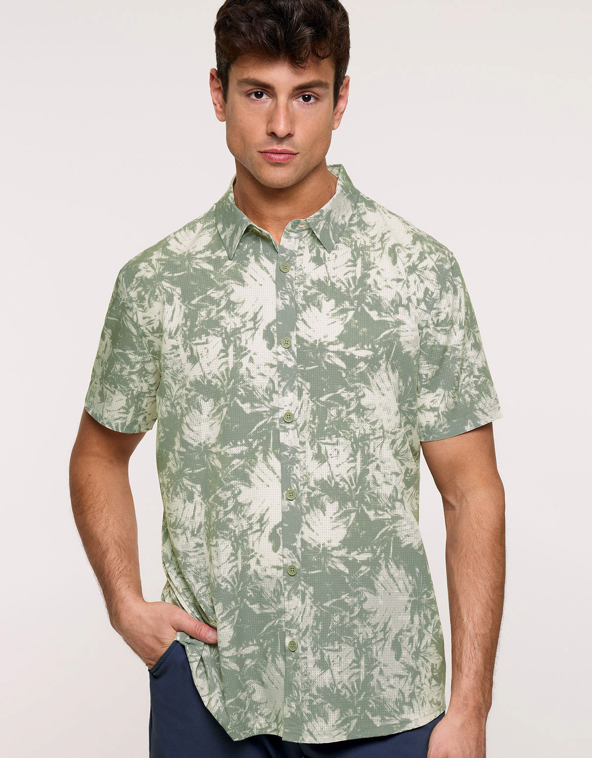 Camisa Manga Corta Caqui - Palmaira 2
