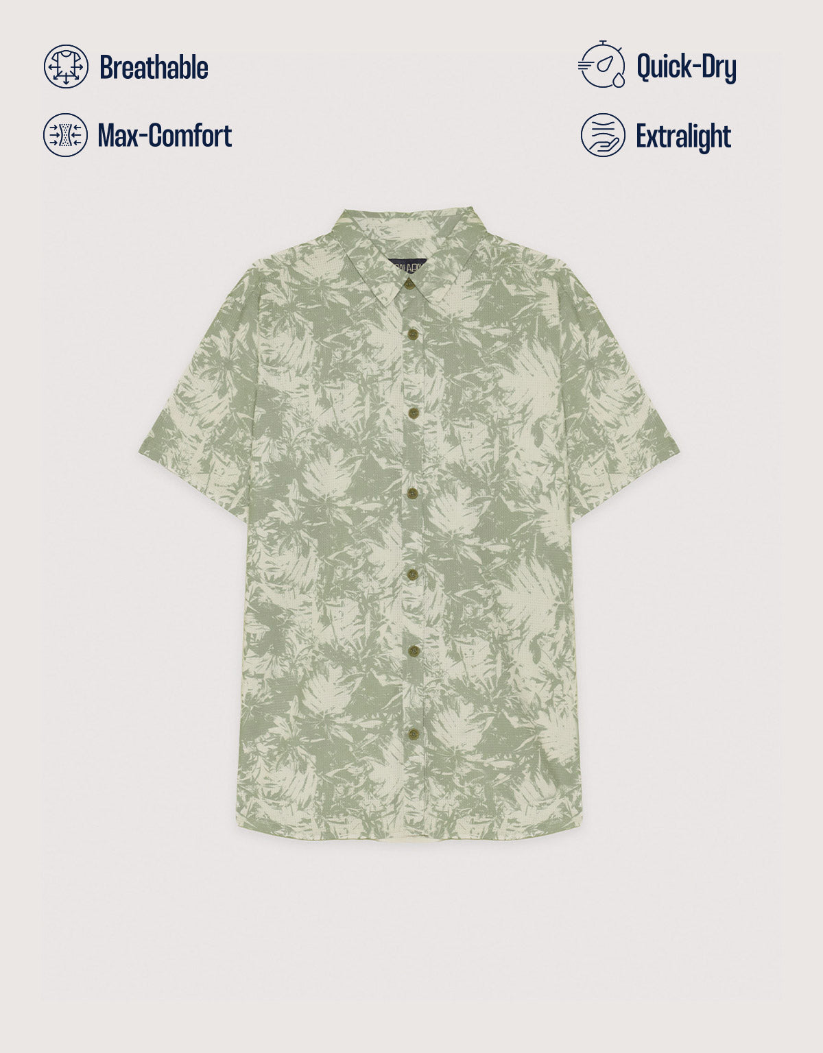 Camisa Manga Corta Caqui - Palmaira 6