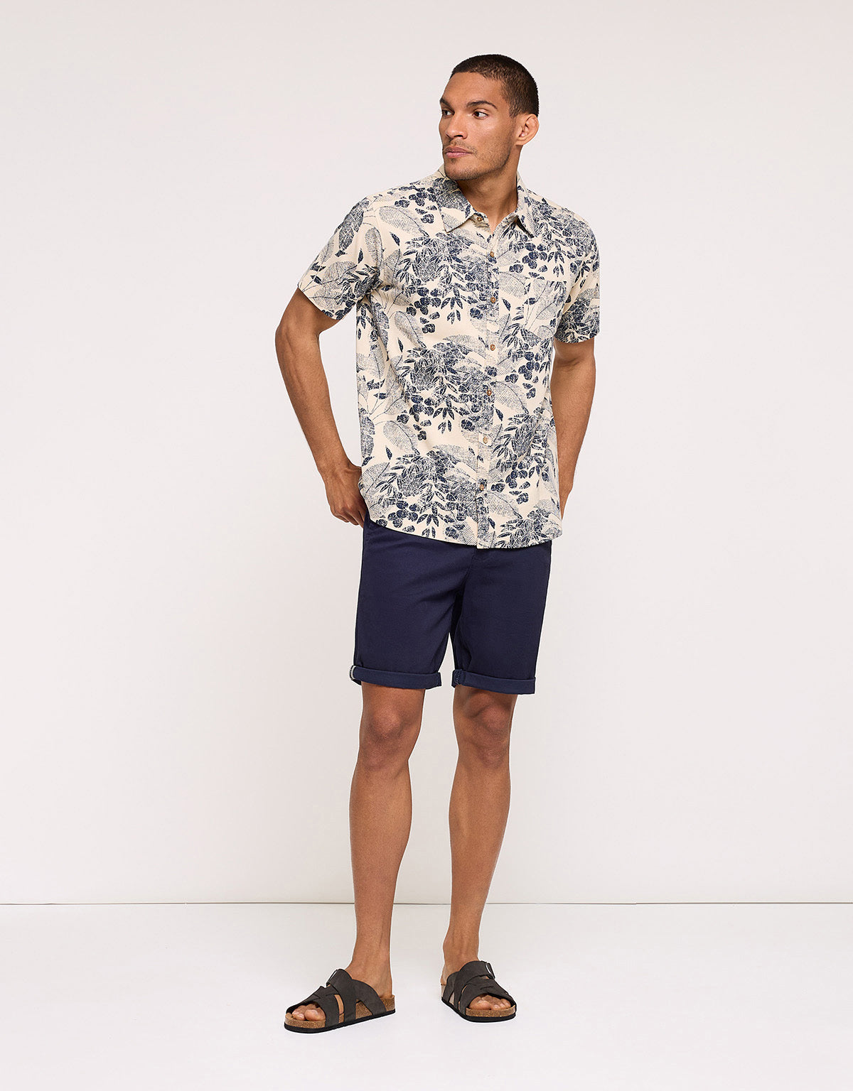 Beige Short-Sleeve Shirt - Sulimi