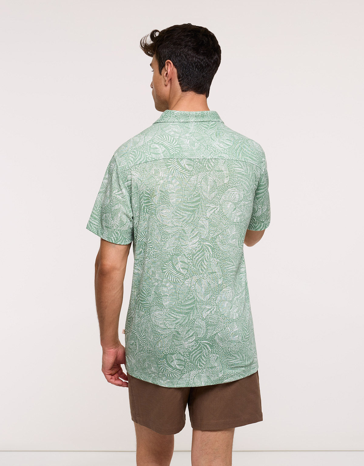 Camisa Manga Corta Verde - Mikka 3
