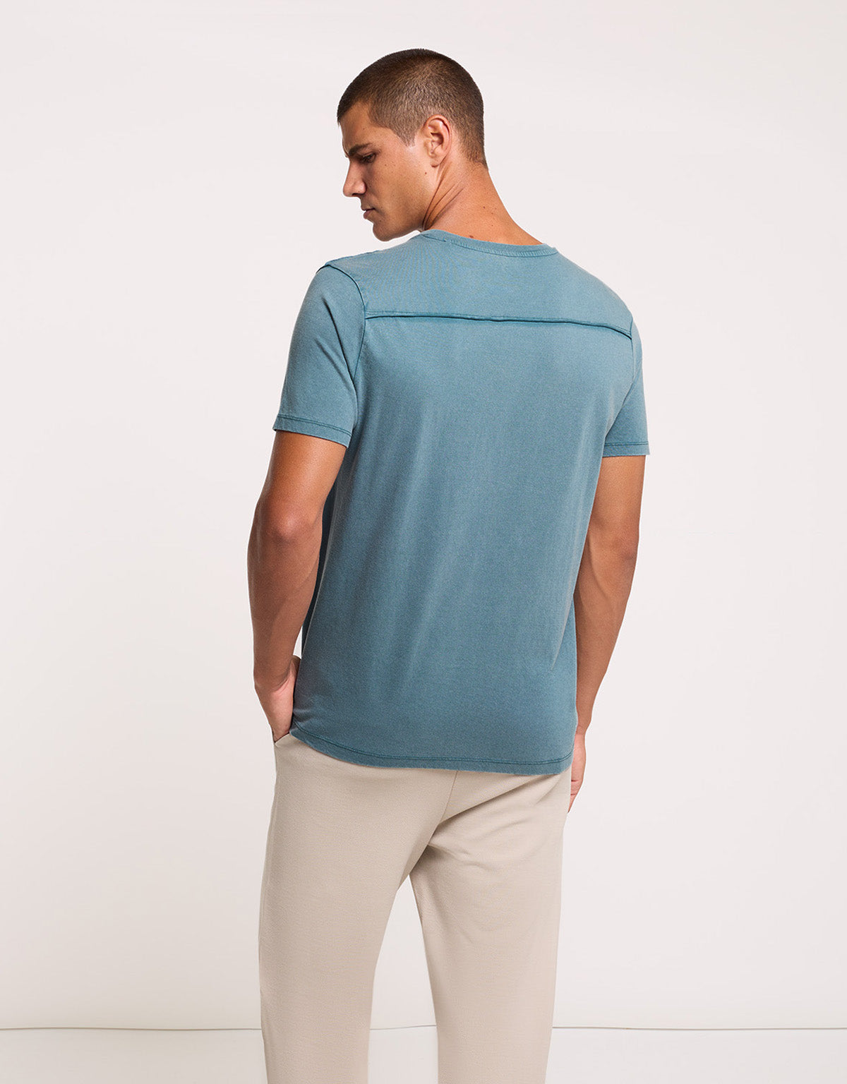 Camiseta Manga Corta Turquesa - Nurea 3