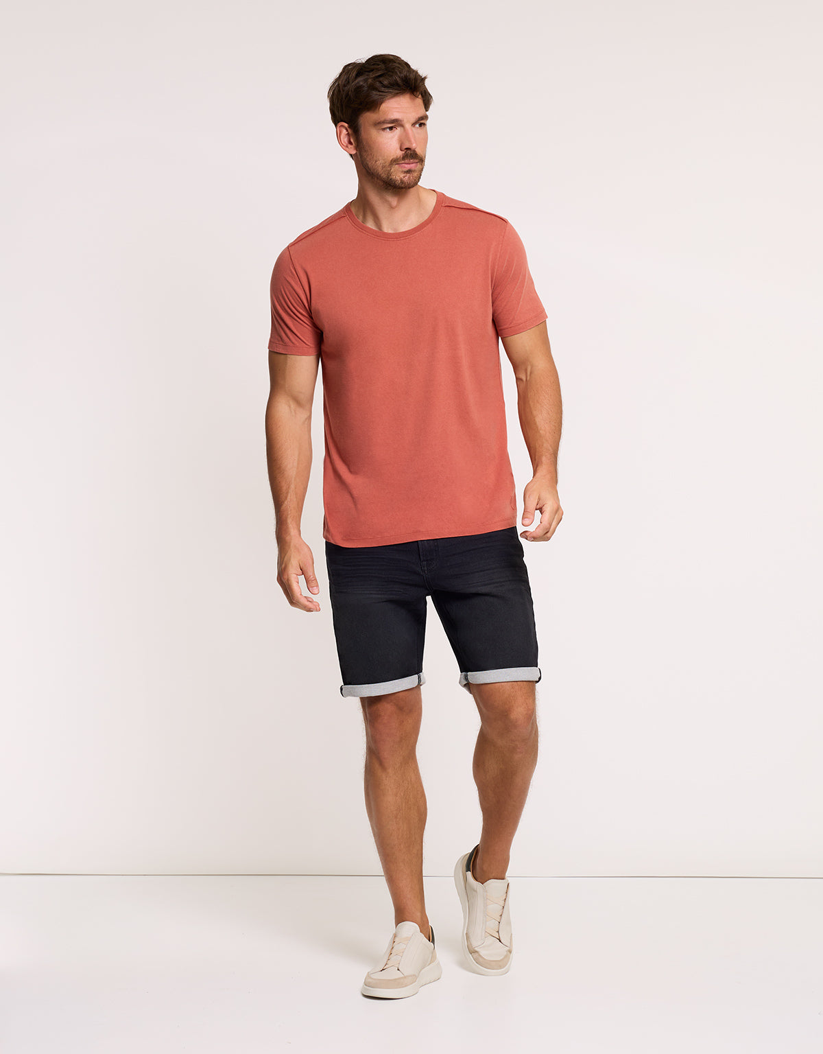 Brick Red Short-Sleeve T-Shirt - Nurea