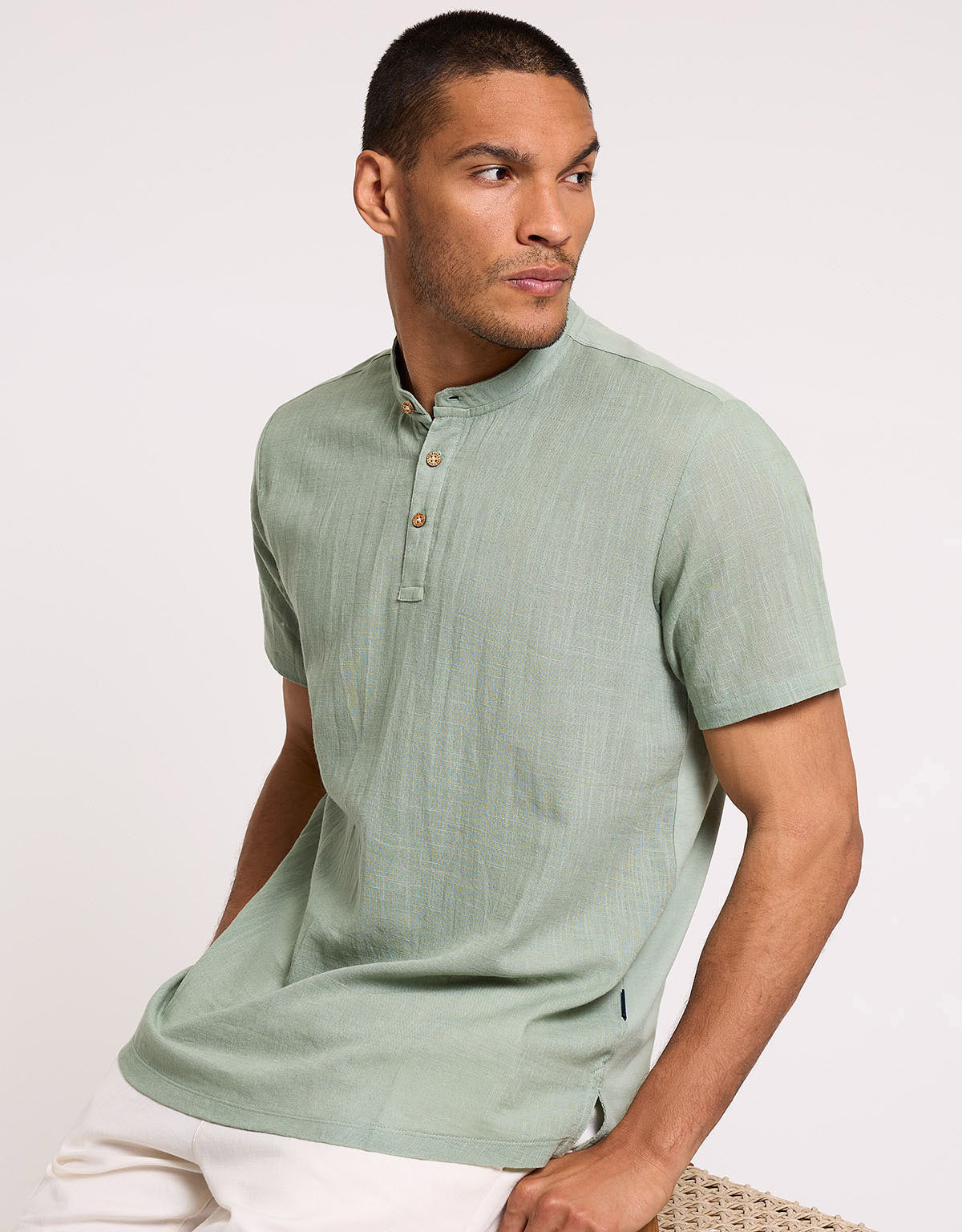 Short-Sleeve Green T-Shirt - Frankie