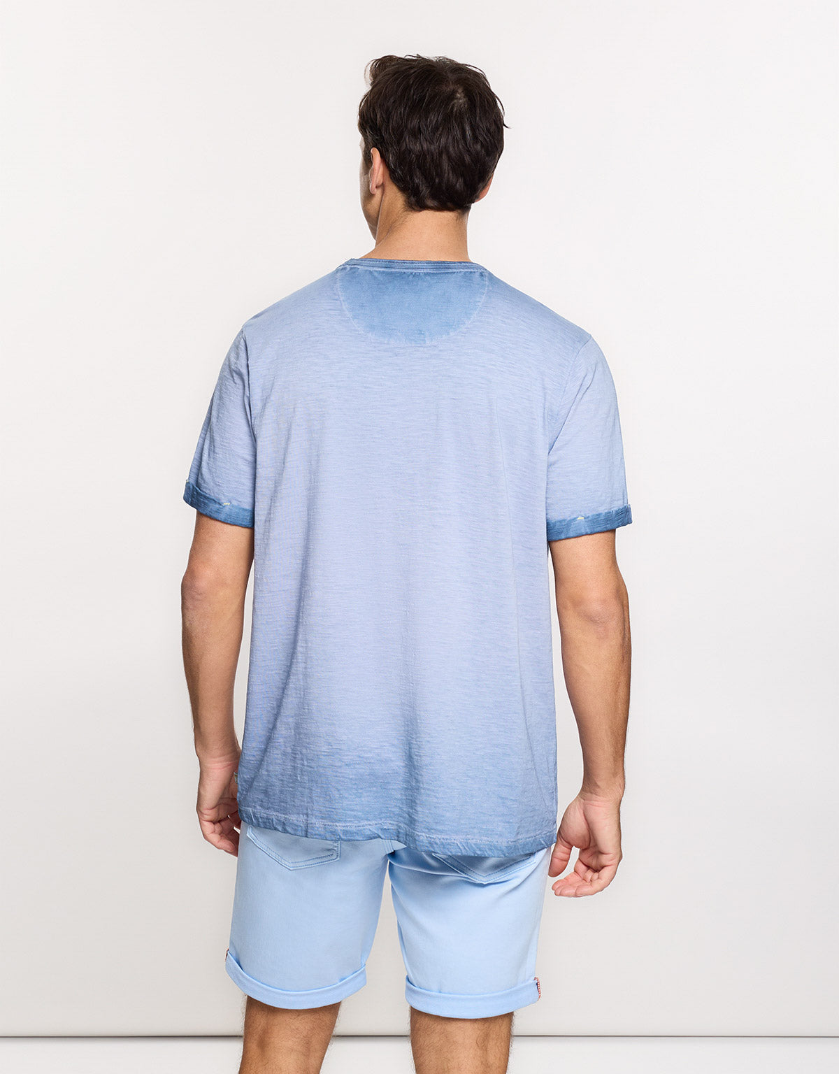Blue Short-Sleeved T-shirt - Lapse