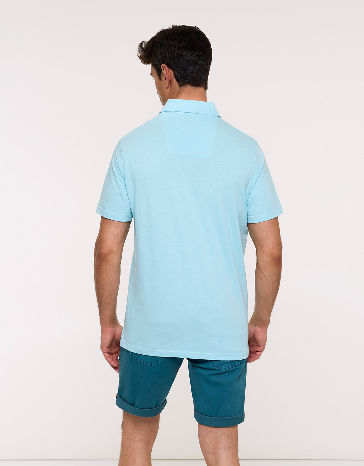 Polo Manga Corta Azul - Encore