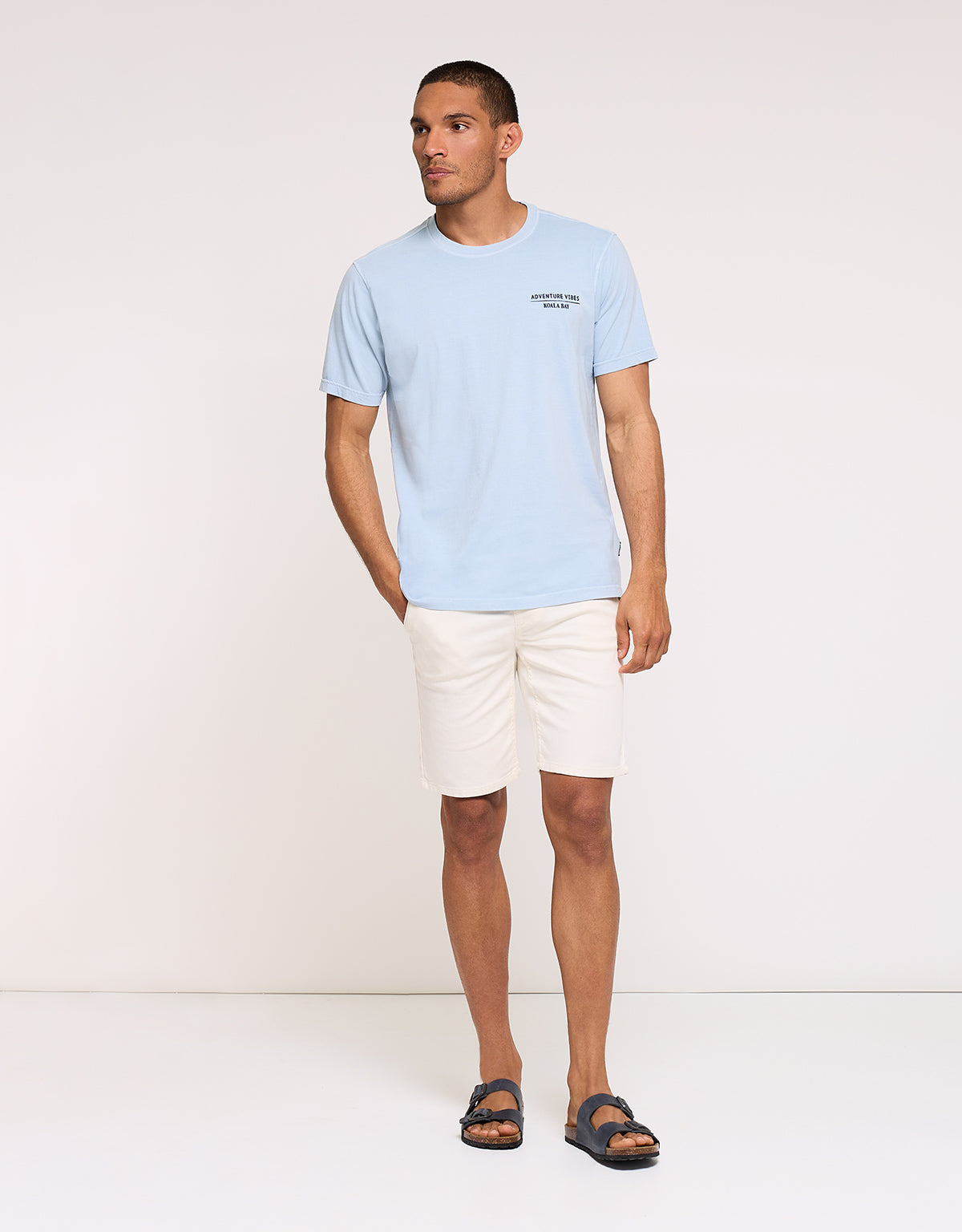 Sky Blue Short Sleeve T-Shirt - Renkar