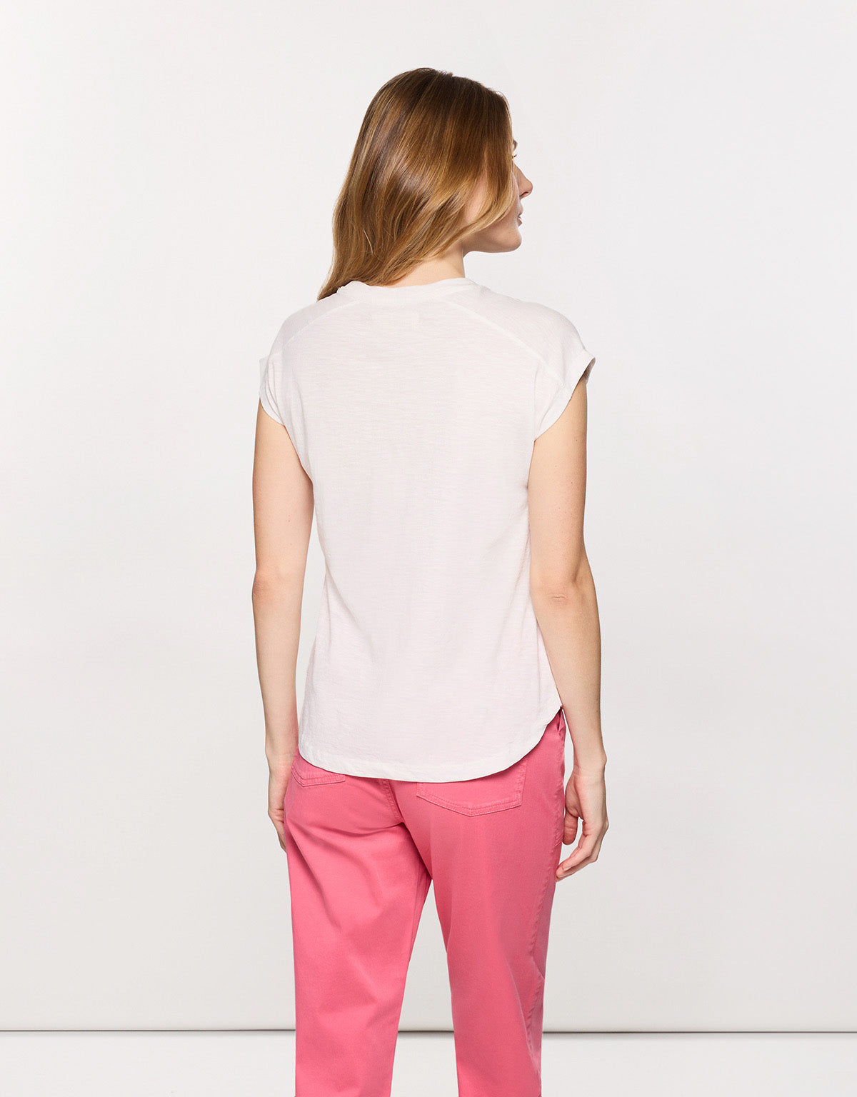Camiseta Manga Corta Off White - Freya 4
