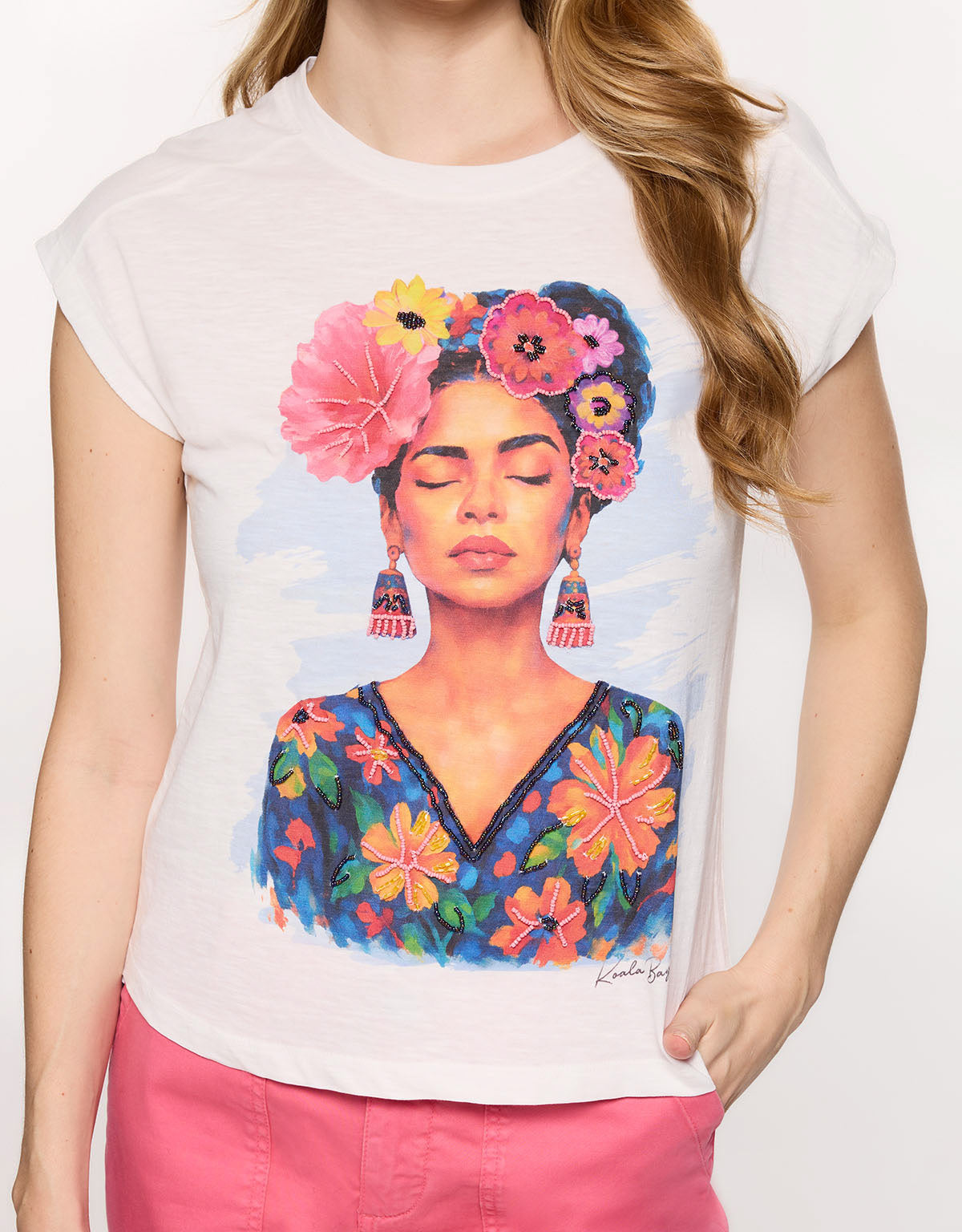 Camiseta Manga Corta Off White - Freya 5