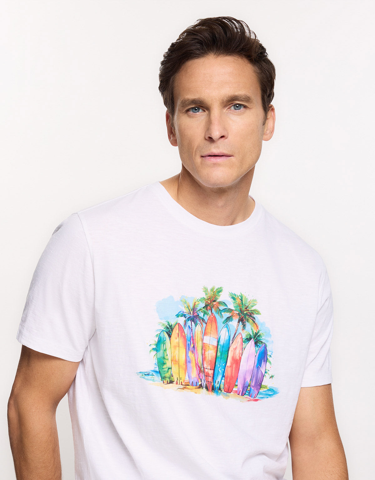 White Short Sleeve T-Shirt - Acko