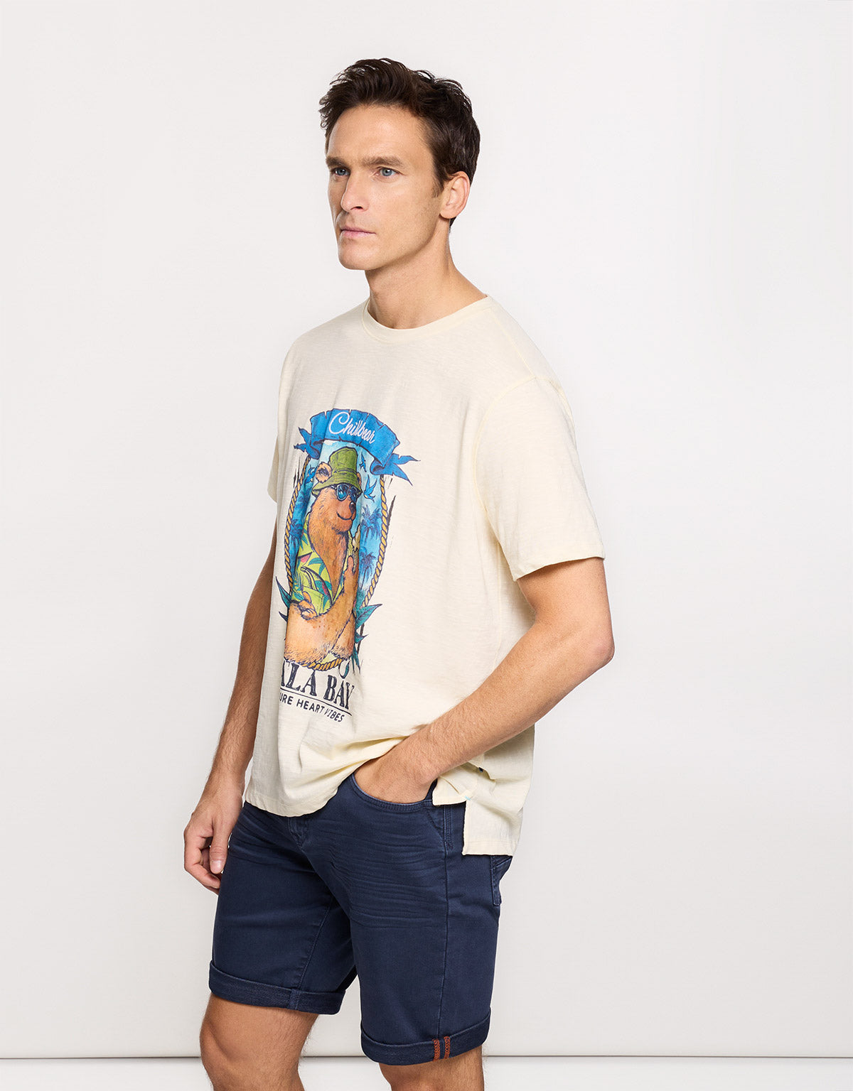 Camiseta Manga Corta Vainilla - Chillbear 3