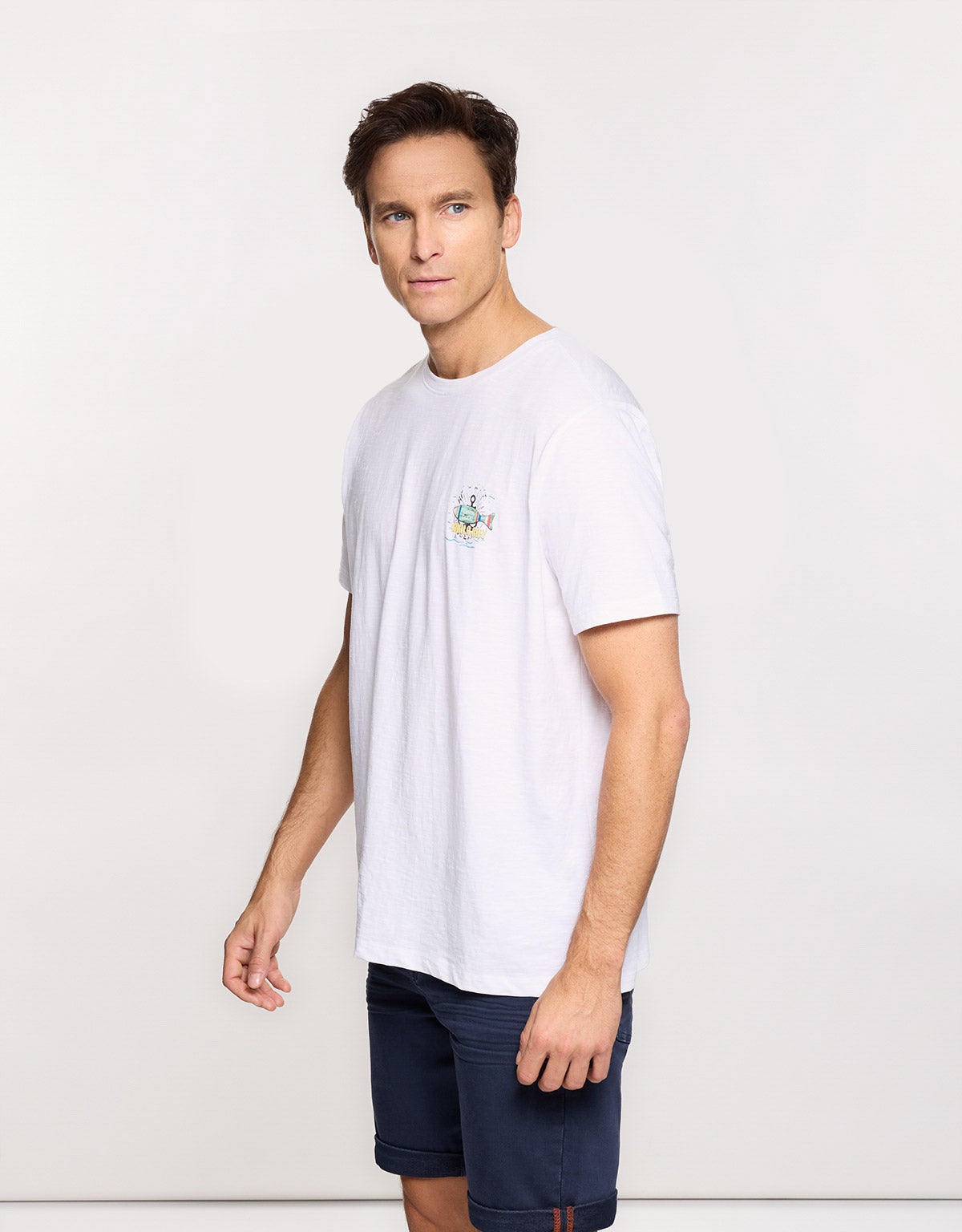 Camiseta Manga Corta Blanco - Singzone 4